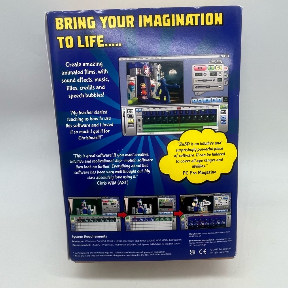Zu3D Complete Stop Motion Animation Kit For Kids - for Windows, Macs And iPads - Picture 3 of 5